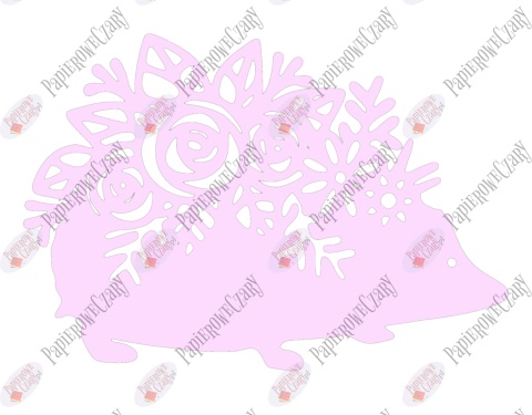 Jeż 3 Dekoracje z papieru