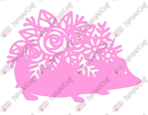 Jeż 3 Dekoracje z papieru