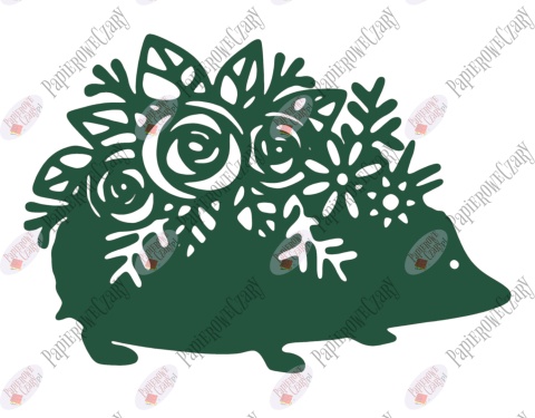 Jeż 3 Dekoracje z papieru