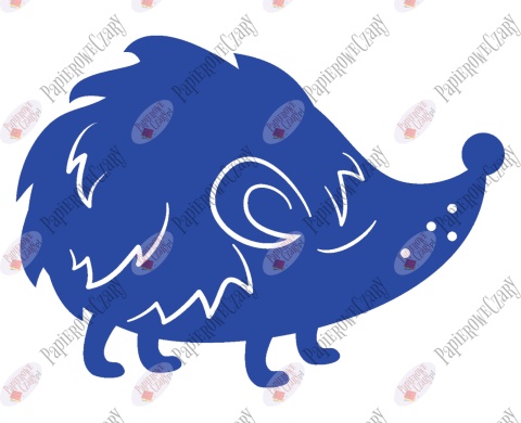 Jeż 4 Dekoracje z papieru