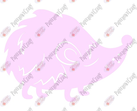 Jeż 4 Dekoracje z papieru