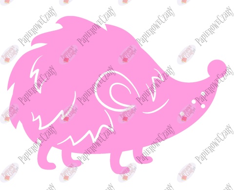 Jeż 4 Dekoracje z papieru