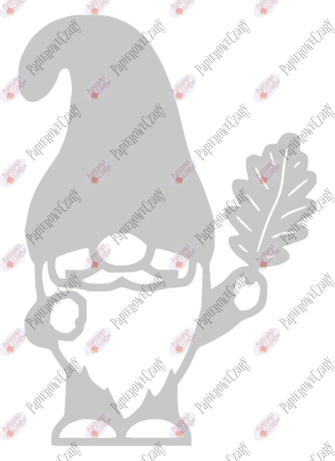 Krasnal 3 Dekoracje z papieru