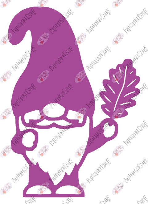 Krasnal 3 Dekoracje z papieru