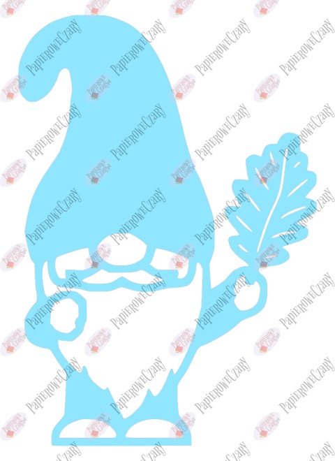 Krasnal 3 Dekoracje z papieru