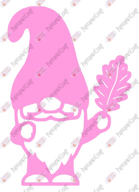 Krasnal 3 Dekoracje z papieru