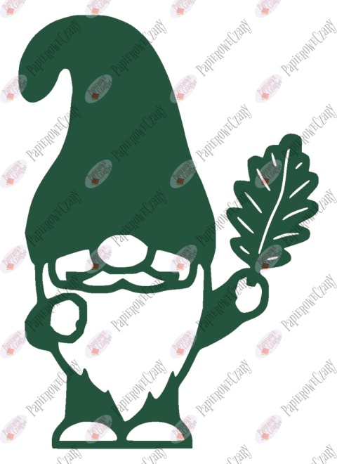 Krasnal 3 Dekoracje z papieru