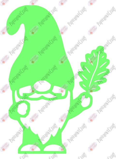 Krasnal 3 Dekoracje z papieru