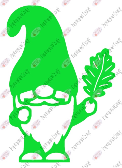 Krasnal 3 Dekoracje z papieru