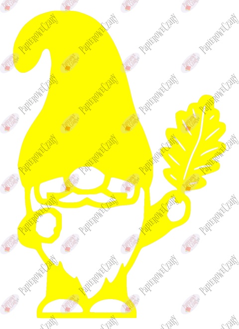 Krasnal 3 Dekoracje z papieru