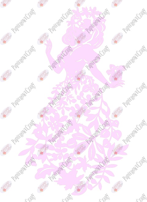 Pani Jesień 3 Dekoracje z papieru