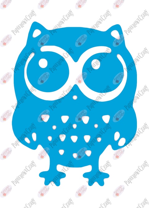 Sowa 1 Dekoracje z papieru