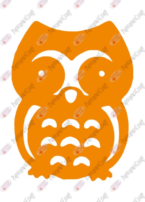 Sowa 2 Dekoracje z papieru