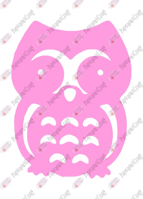 Sowa 2 Dekoracje z papieru