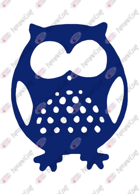 Sowa 3 Dekoracje z papieru