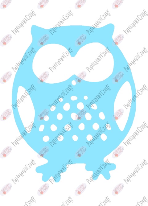 Sowa 3 Dekoracje z papieru