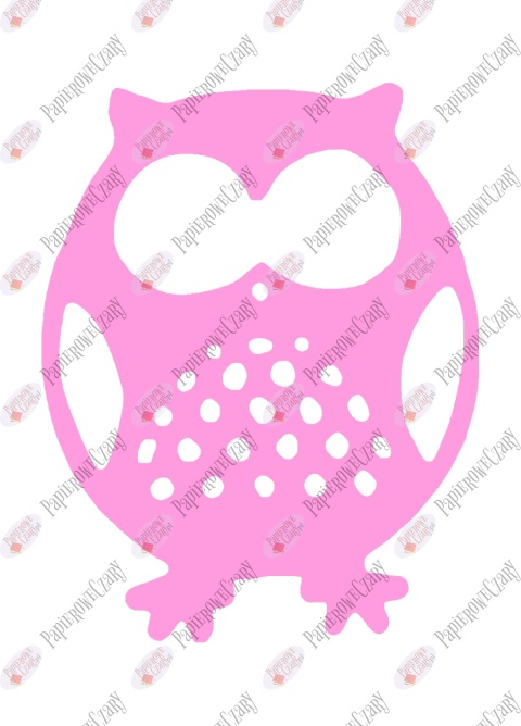 Sowa 3 Dekoracje z papieru