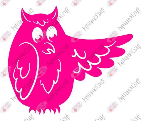 Sowa 6 Dekoracje z papieru