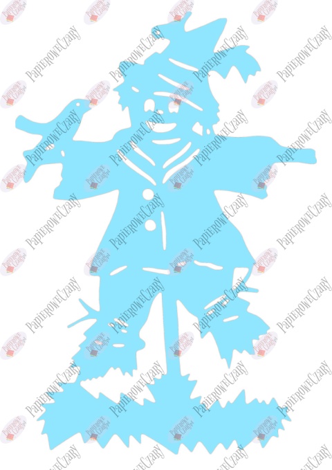 Strach na wróble 1 Dekoracje z papieru