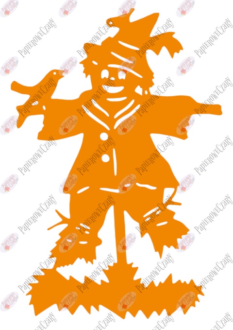 Strach na wróble 1 Dekoracje z papieru