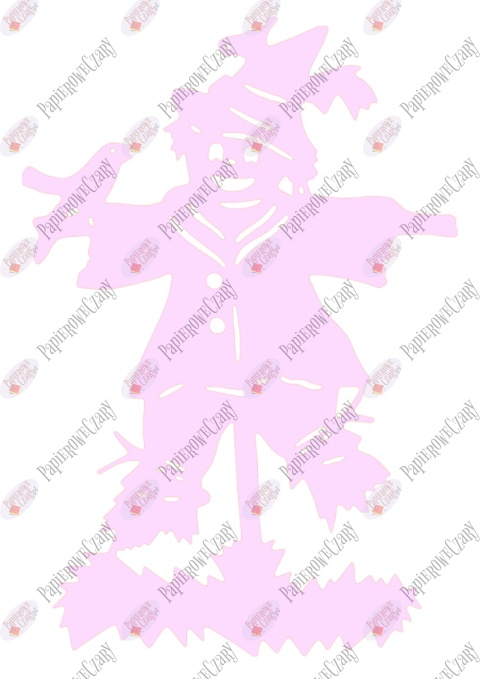 Strach na wróble 1 Dekoracje z papieru