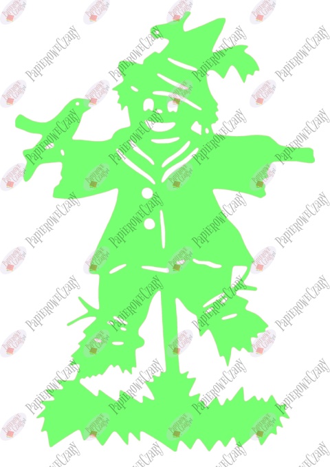 Strach na wróble 1 Dekoracje z papieru