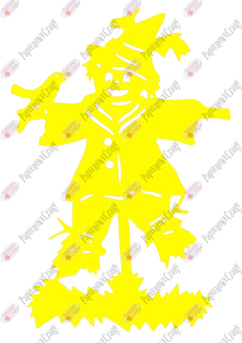 Strach na wróble 1 Dekoracje z papieru