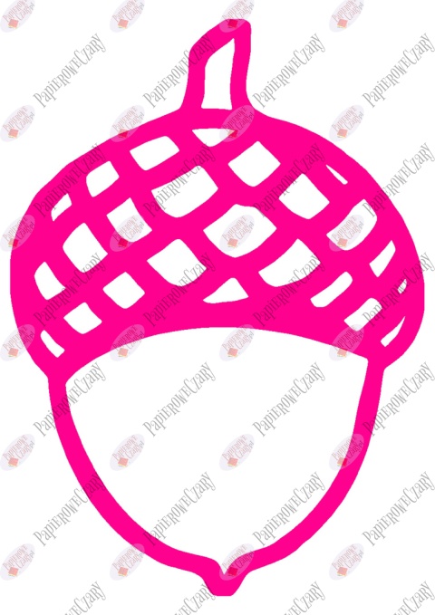 Żołędź 1 Dekoracje z papieru