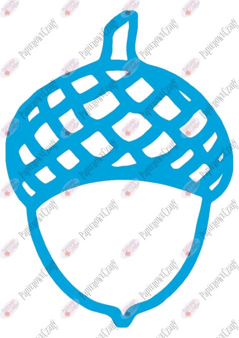 Żołędź 1 Dekoracje z papieru