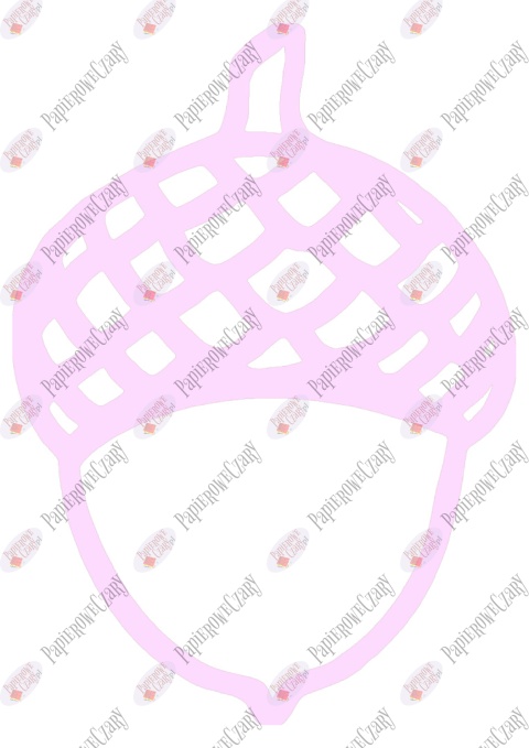 Żołędź 1 Dekoracje z papieru