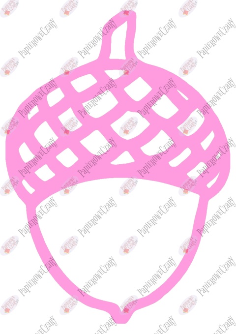 Żołędź 1 Dekoracje z papieru