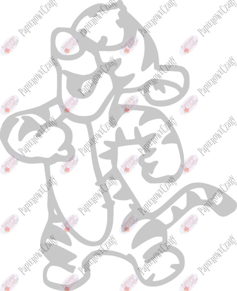 Tygrysek 1 Dekoracje z papieru