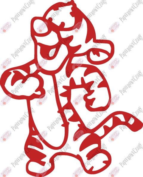 Tygrysek 1 Dekoracje z papieru