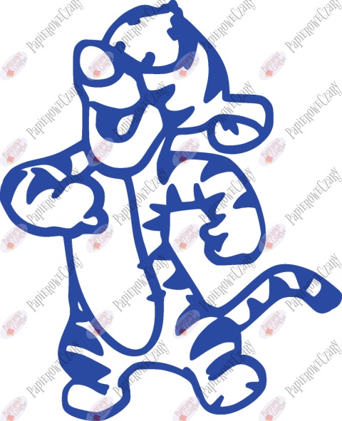 Tygrysek 1 Dekoracje z papieru