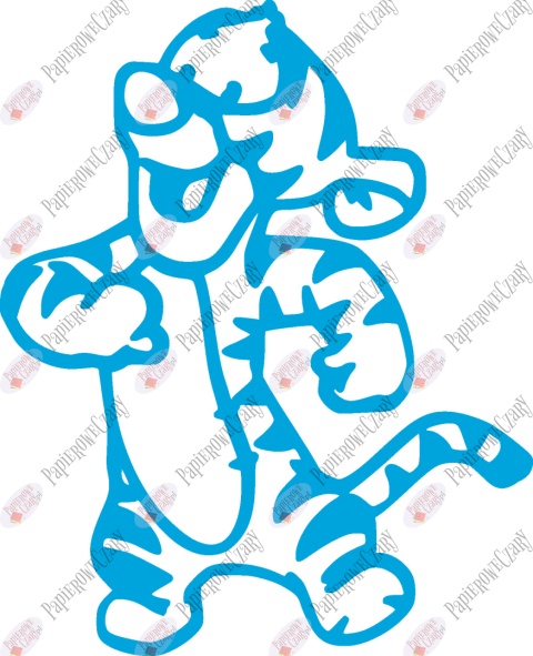 Tygrysek 1 Dekoracje z papieru