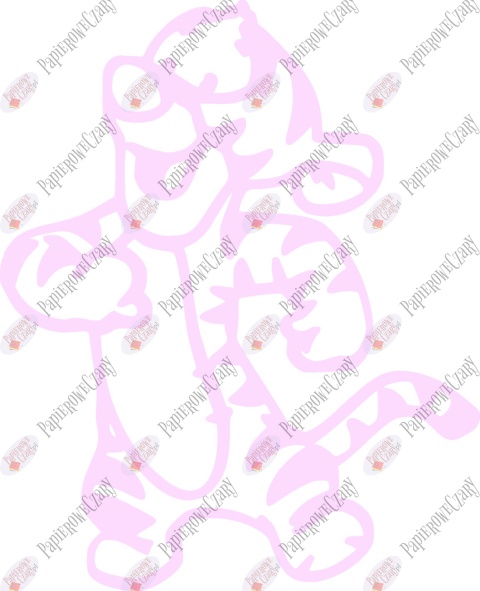 Tygrysek 1 Dekoracje z papieru