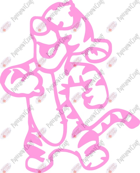 Tygrysek 1 Dekoracje z papieru