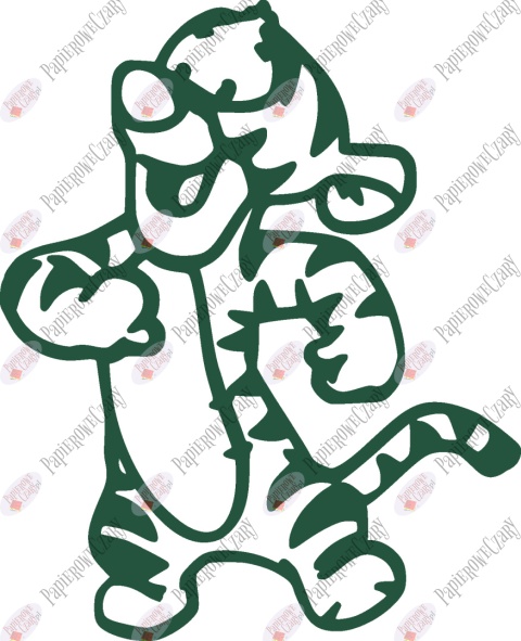 Tygrysek 1 Dekoracje z papieru