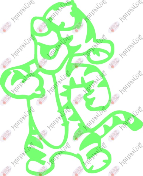 Tygrysek 1 Dekoracje z papieru