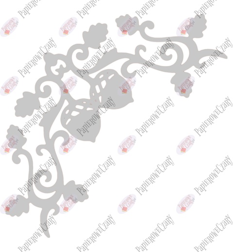 Żołędź 4 Dekoracje z papieru