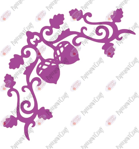 Żołędź 4 Dekoracje z papieru