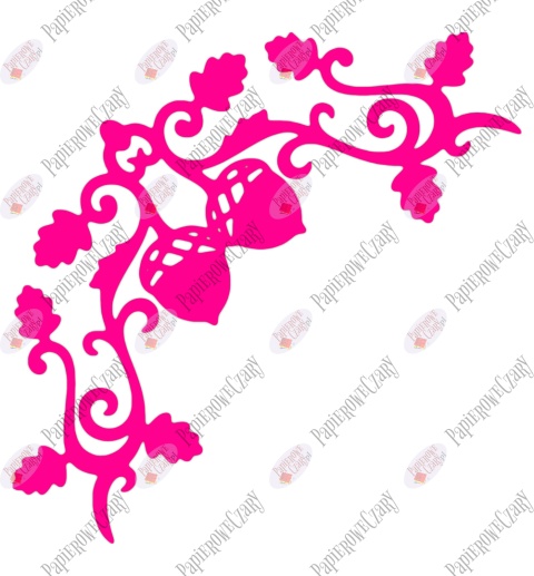 Żołędź 4 Dekoracje z papieru