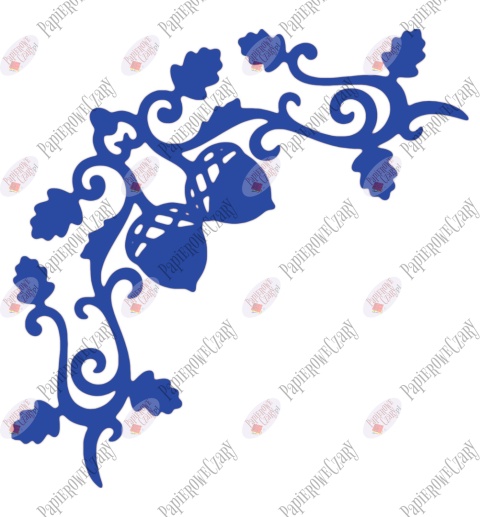 Żołędź 4 Dekoracje z papieru