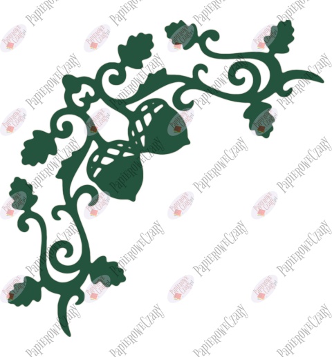 Żołędź 4 Dekoracje z papieru